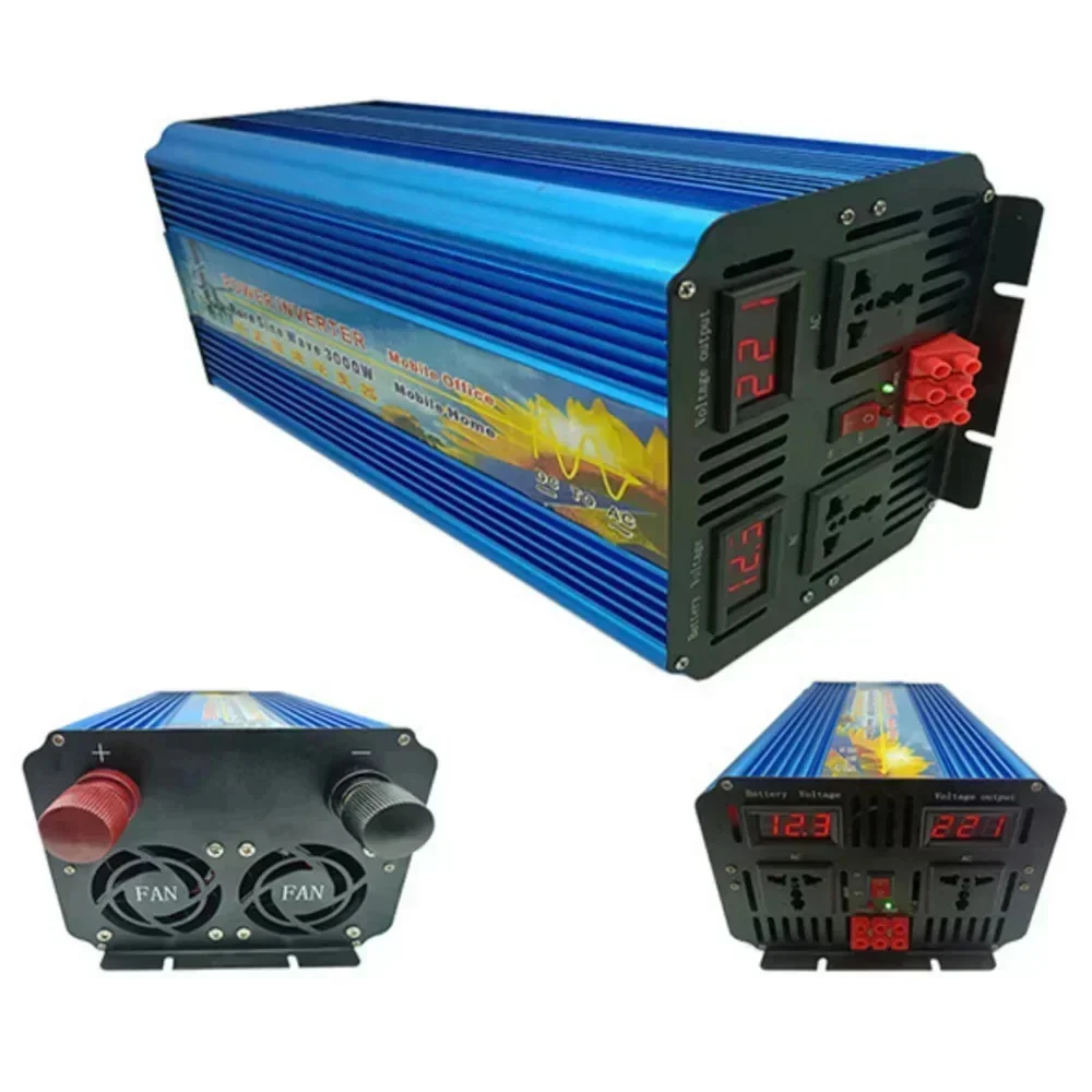 5000W 12V 24V 36V 48V 60V 72V  – Pure Sine Wave Inverter 5000W 48V 220V recenzja i cena