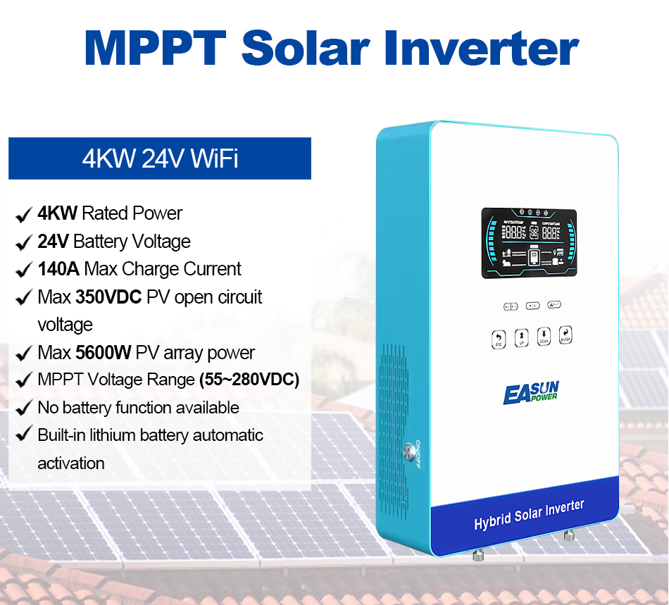EASUN POWER 4KW 120V Inwerter  – Grid Tie Inverter Limiter 2000W recenzja i cena
